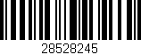 Código de barras (EAN, GTIN, SKU, ISBN): '28528245'