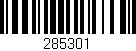 Código de barras (EAN, GTIN, SKU, ISBN): '285301'