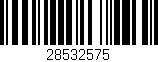 Código de barras (EAN, GTIN, SKU, ISBN): '28532575'