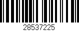 Código de barras (EAN, GTIN, SKU, ISBN): '28537225'