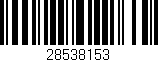 Código de barras (EAN, GTIN, SKU, ISBN): '28538153'