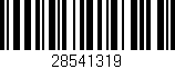 Código de barras (EAN, GTIN, SKU, ISBN): '28541319'
