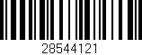 Código de barras (EAN, GTIN, SKU, ISBN): '28544121'