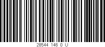Código de barras (EAN, GTIN, SKU, ISBN): '28544_146_0_U'
