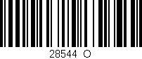 Código de barras (EAN, GTIN, SKU, ISBN): '28544_O'