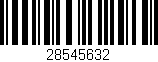 Código de barras (EAN, GTIN, SKU, ISBN): '28545632'