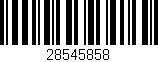 Código de barras (EAN, GTIN, SKU, ISBN): '28545858'