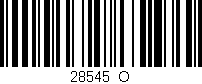 Código de barras (EAN, GTIN, SKU, ISBN): '28545_O'