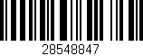Código de barras (EAN, GTIN, SKU, ISBN): '28548847'