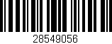 Código de barras (EAN, GTIN, SKU, ISBN): '28549056'