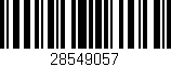 Código de barras (EAN, GTIN, SKU, ISBN): '28549057'