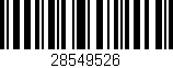 Código de barras (EAN, GTIN, SKU, ISBN): '28549526'