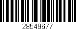 Código de barras (EAN, GTIN, SKU, ISBN): '28549677'