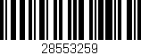 Código de barras (EAN, GTIN, SKU, ISBN): '28553259'