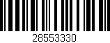 Código de barras (EAN, GTIN, SKU, ISBN): '28553330'
