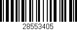Código de barras (EAN, GTIN, SKU, ISBN): '28553405'