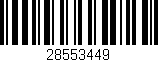 Código de barras (EAN, GTIN, SKU, ISBN): '28553449'