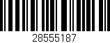 Código de barras (EAN, GTIN, SKU, ISBN): '28555187'