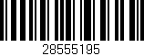 Código de barras (EAN, GTIN, SKU, ISBN): '28555195'