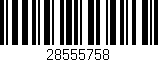 Código de barras (EAN, GTIN, SKU, ISBN): '28555758'