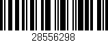 Código de barras (EAN, GTIN, SKU, ISBN): '28556298'