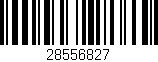 Código de barras (EAN, GTIN, SKU, ISBN): '28556827'