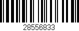 Código de barras (EAN, GTIN, SKU, ISBN): '28556833'