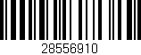 Código de barras (EAN, GTIN, SKU, ISBN): '28556910'
