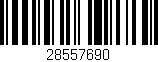 Código de barras (EAN, GTIN, SKU, ISBN): '28557690'
