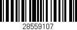 Código de barras (EAN, GTIN, SKU, ISBN): '28559107'