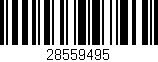 Código de barras (EAN, GTIN, SKU, ISBN): '28559495'