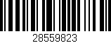 Código de barras (EAN, GTIN, SKU, ISBN): '28559823'