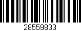 Código de barras (EAN, GTIN, SKU, ISBN): '28559833'