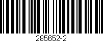 Código de barras (EAN, GTIN, SKU, ISBN): '285652-2'