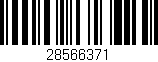 Código de barras (EAN, GTIN, SKU, ISBN): '28566371'