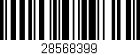 Código de barras (EAN, GTIN, SKU, ISBN): '28568399'