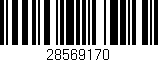 Código de barras (EAN, GTIN, SKU, ISBN): '28569170'