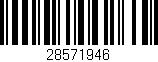 Código de barras (EAN, GTIN, SKU, ISBN): '28571946'