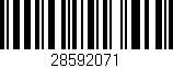 Código de barras (EAN, GTIN, SKU, ISBN): '28592071'