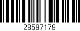 Código de barras (EAN, GTIN, SKU, ISBN): '28597179'