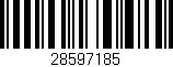 Código de barras (EAN, GTIN, SKU, ISBN): '28597185'