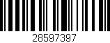 Código de barras (EAN, GTIN, SKU, ISBN): '28597397'