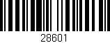 Código de barras (EAN, GTIN, SKU, ISBN): '28601'