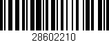 Código de barras (EAN, GTIN, SKU, ISBN): '28602210'