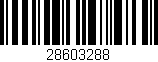 Código de barras (EAN, GTIN, SKU, ISBN): '28603288'