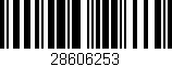 Código de barras (EAN, GTIN, SKU, ISBN): '28606253'