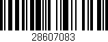 Código de barras (EAN, GTIN, SKU, ISBN): '28607083'