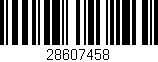 Código de barras (EAN, GTIN, SKU, ISBN): '28607458'