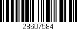 Código de barras (EAN, GTIN, SKU, ISBN): '28607584'