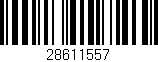 Código de barras (EAN, GTIN, SKU, ISBN): '28611557'